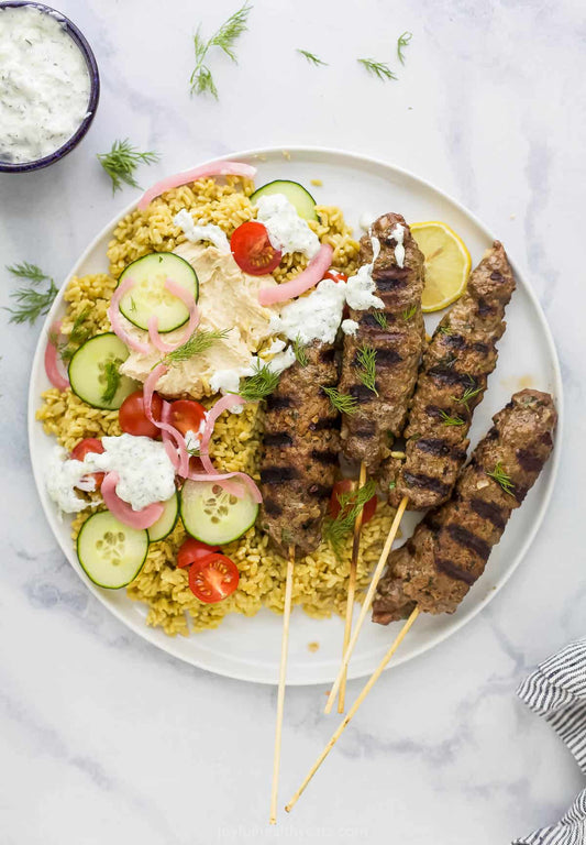 Kofta Kebab Platter