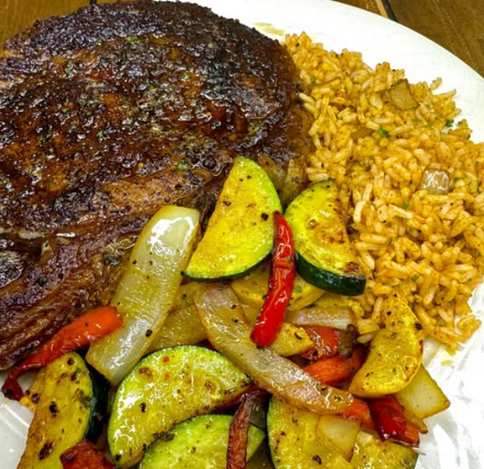 Ribeye Steak Platter